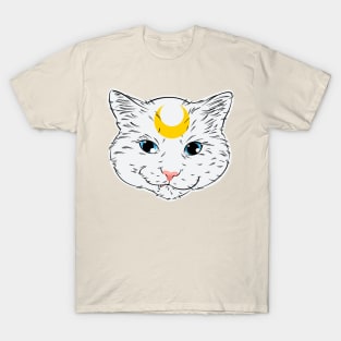 Helpful White Kitty T-Shirt